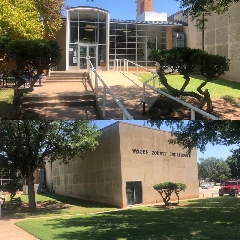 Woods County Courthouse And Its Old Bones