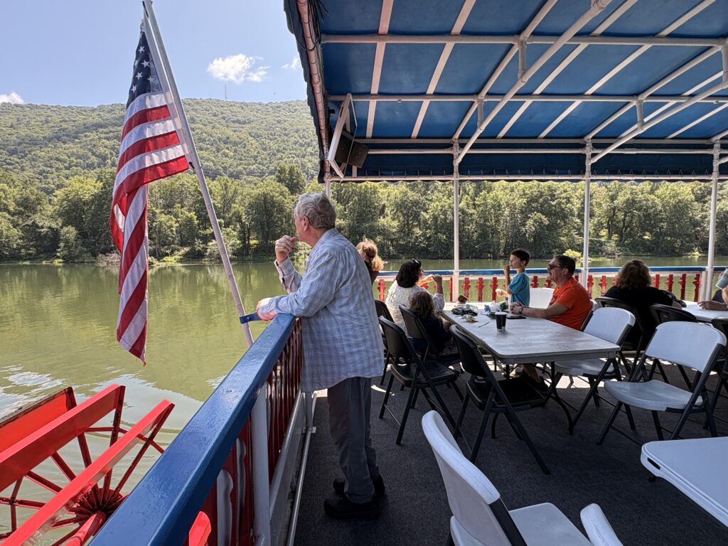Cruisers on the Susquehanna River keep their eyes open for the remains of old 'cribs' that held the Boom in place.