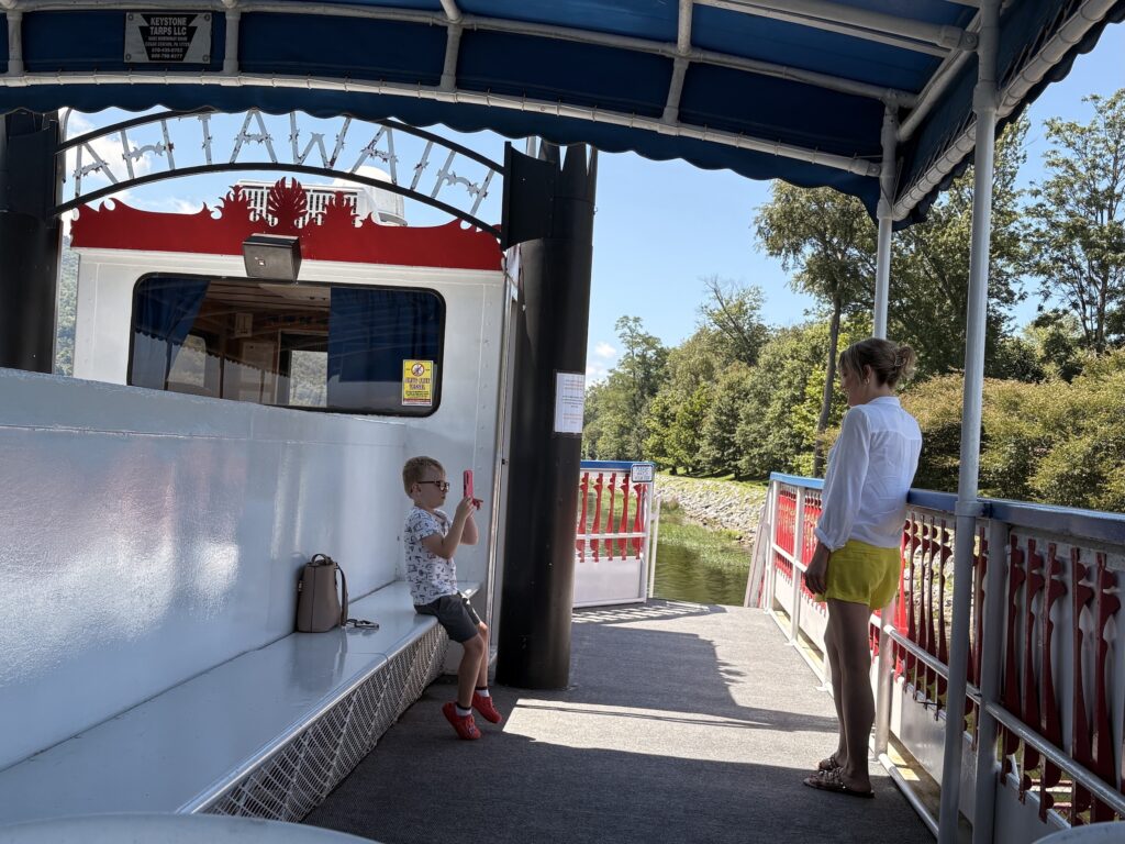 The scenic Susquehanna River is the star of the Hiawatha cruise.
