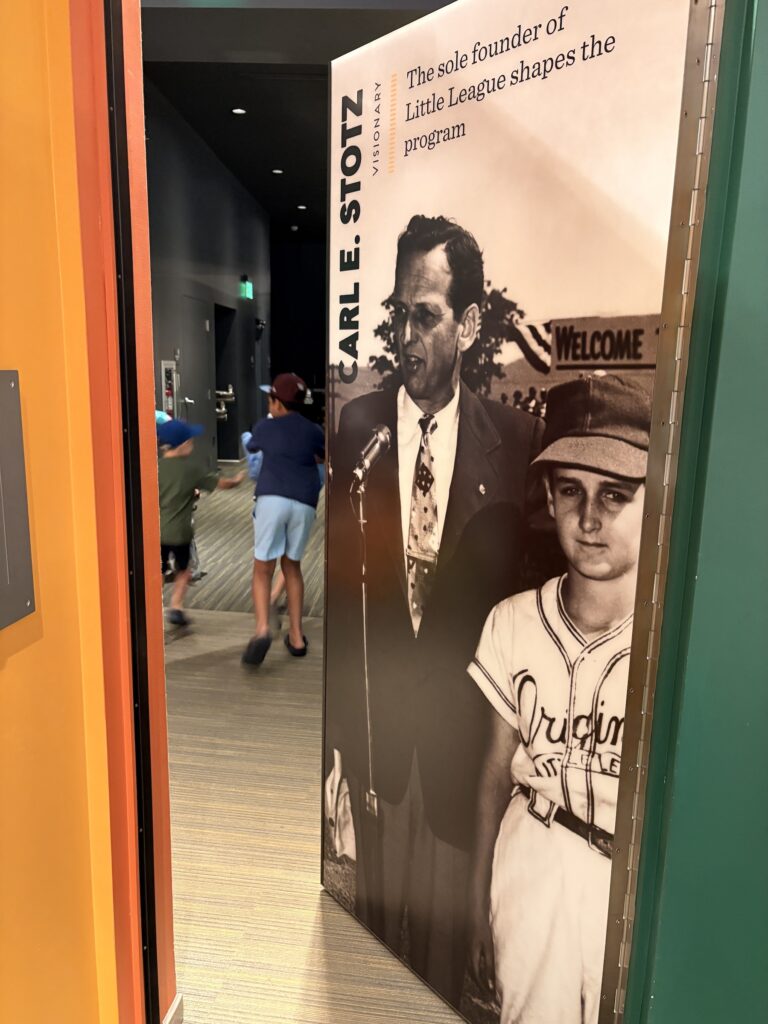 Carl E. Stotz of Williamsport, PA was the visionary behind the Little League.