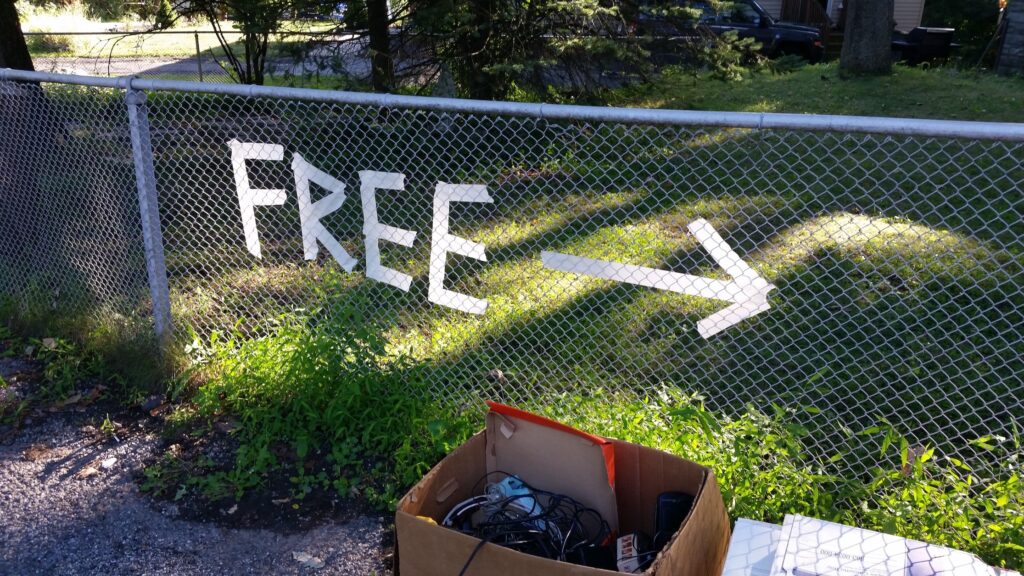 The free things may mean more to you than anything else.