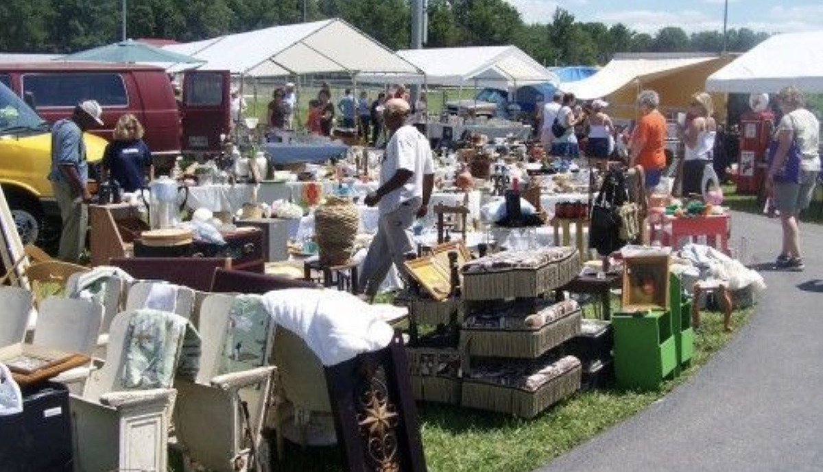 Shopaholics love bargain hunting at the Route 127 Yard Sale.