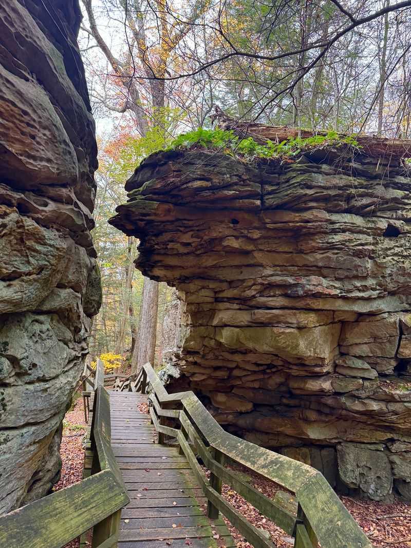 A Boardwalk That Winds Through Stone A Boardwalk That Winds Through Stone