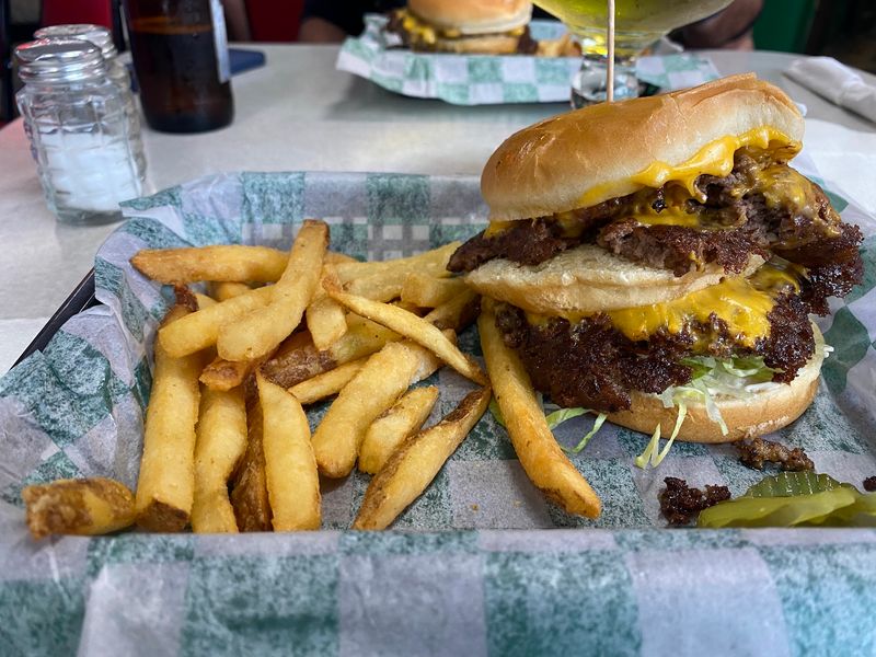 A Burger With Edges Like Lace A Burger With Edges Like Lace