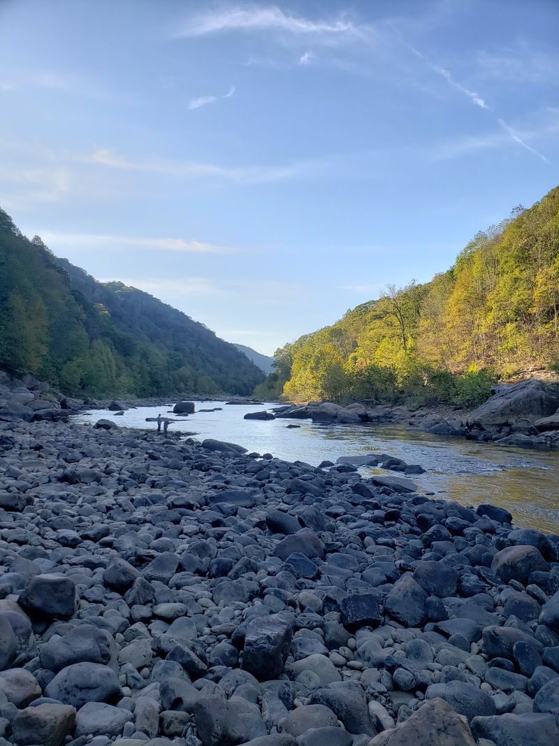 A Canyon Setting Shaped by Rapids and Falls