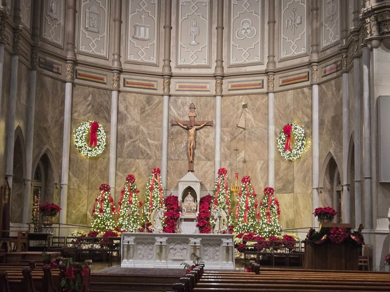 A Carrara Marble Altar With Onyx and Ancient Relics A Carrara Marble Altar With Onyx and Ancient Relics