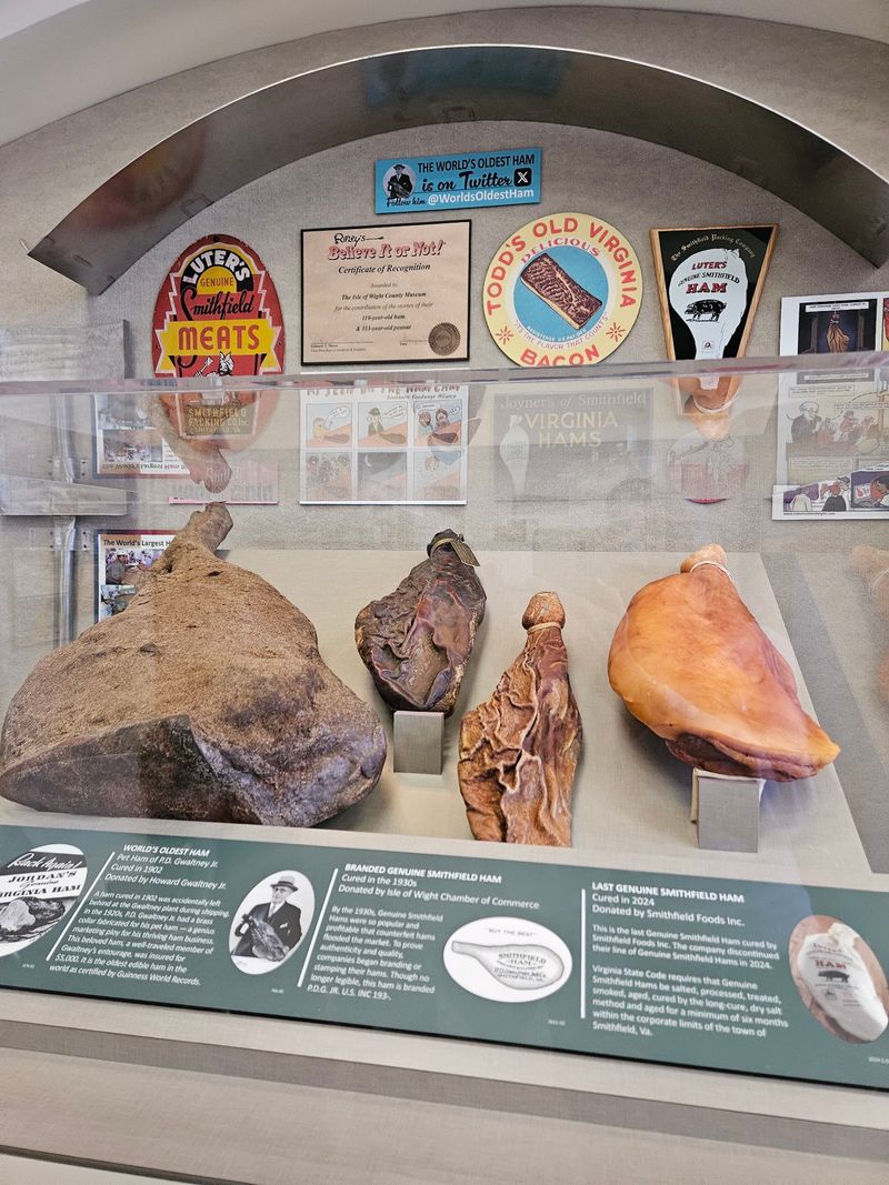A Century-Old Ham Under Glass, VA