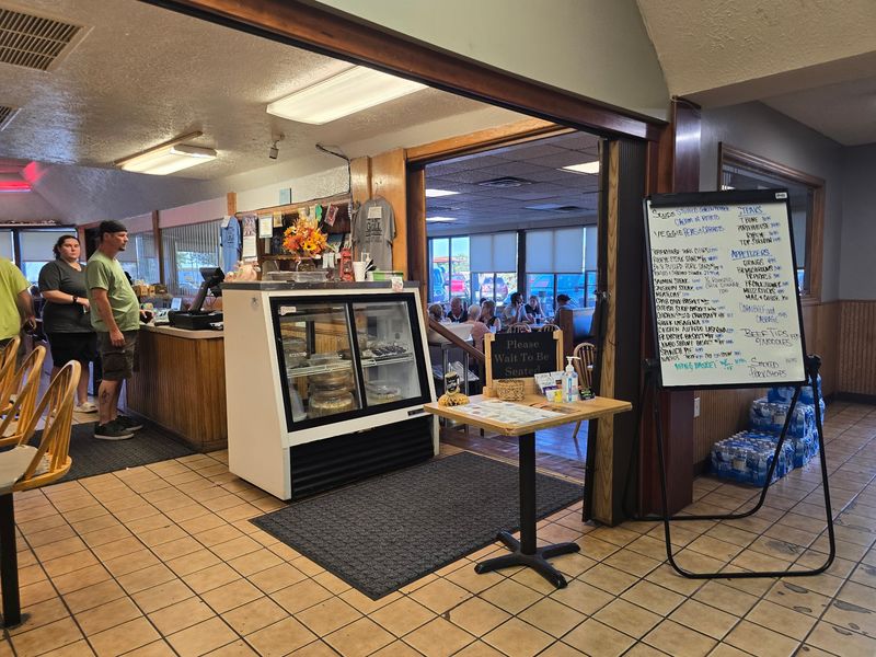 A Gas Station Exterior Hiding a Real Dining Room A Gas Station Exterior Hiding a Real Dining Room