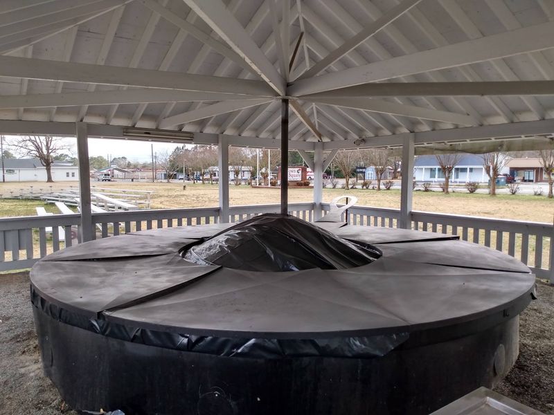 A Gazebo Guarding a Giant A Gazebo Guarding a Giant
