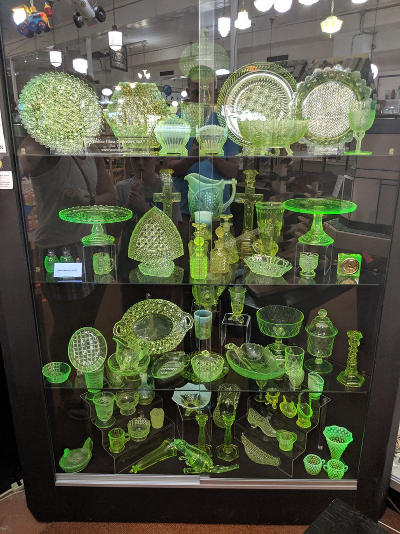 A Glowing Corner for Uranium Glass Fans A Glowing Corner for Uranium Glass Fans