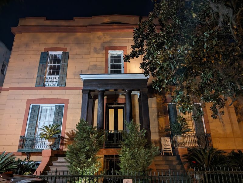 A Greek Revival Giant That Changes Personality at Night