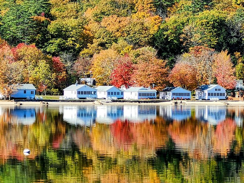A Lake With Old Stories Layered In A Lake With Old Stories Layered In