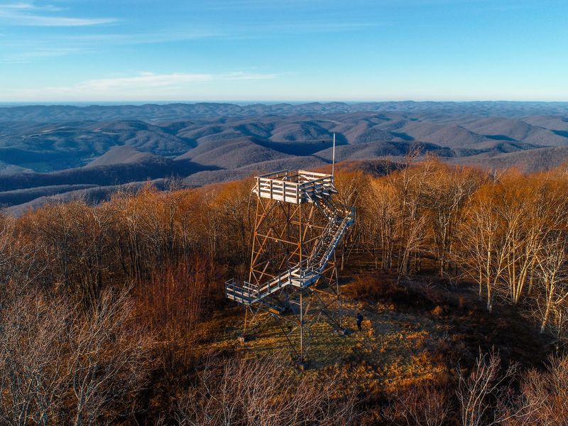 A Lookout Perched High Above Randolph County