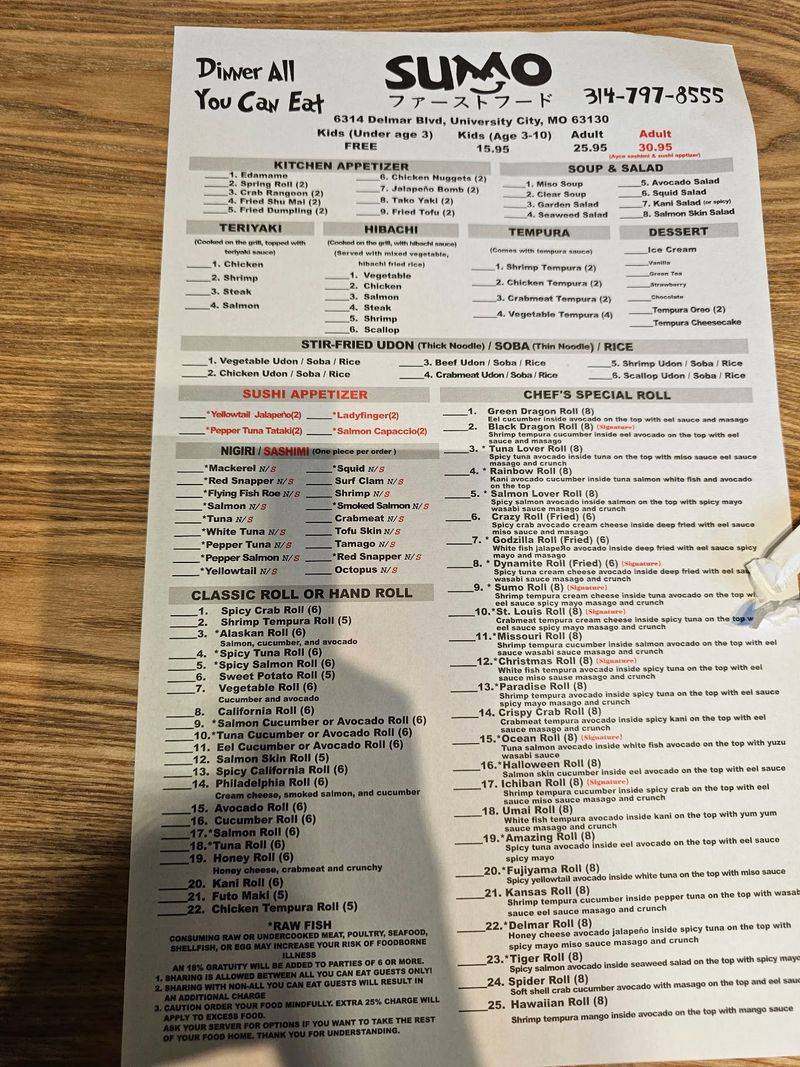 A Menu Long Enough For Repeat Visits