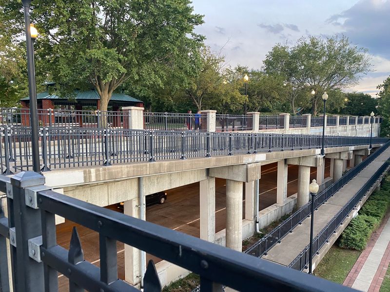 A Park Built On Top Of A Highway Tunnel