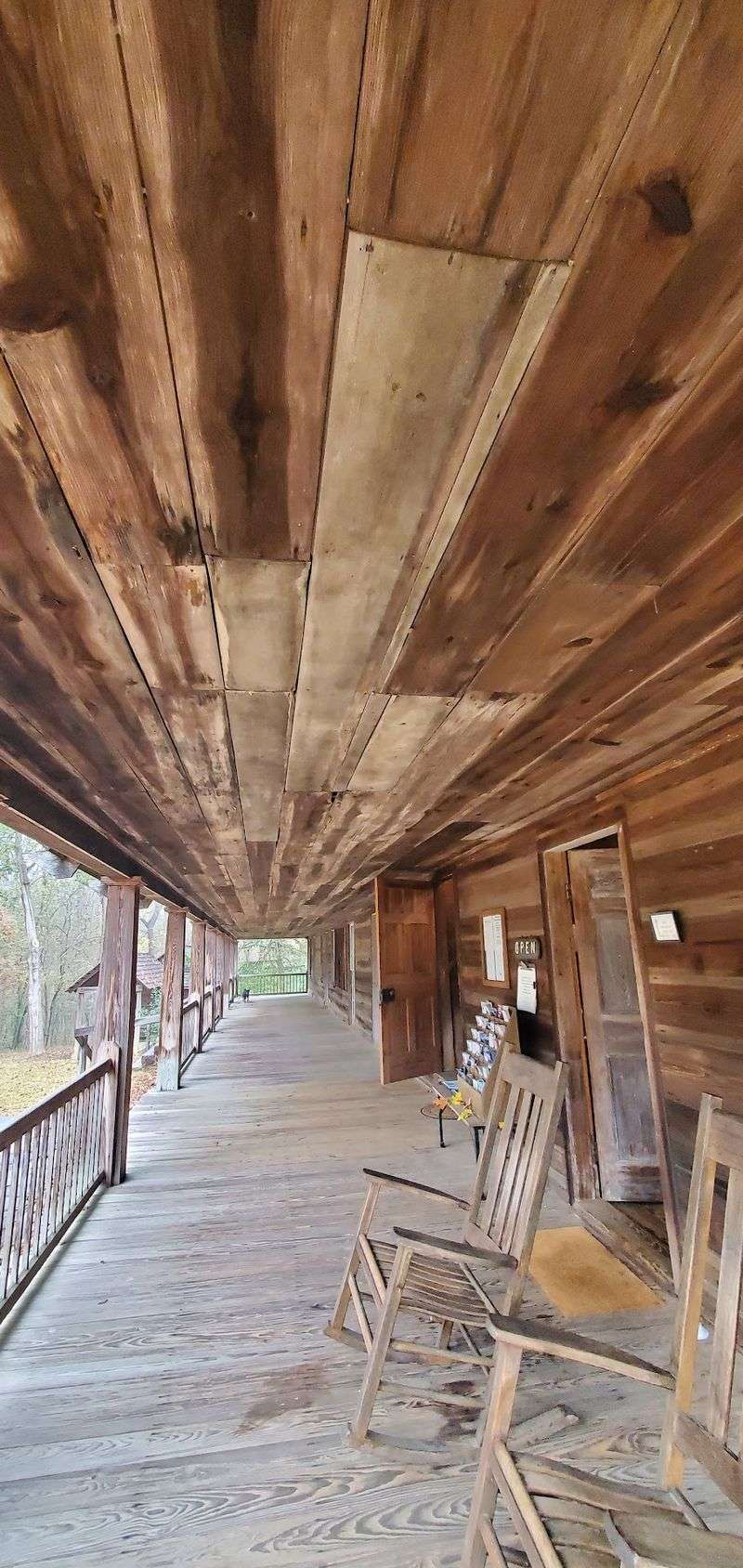 A Porch That Runs Ninety Feet Long