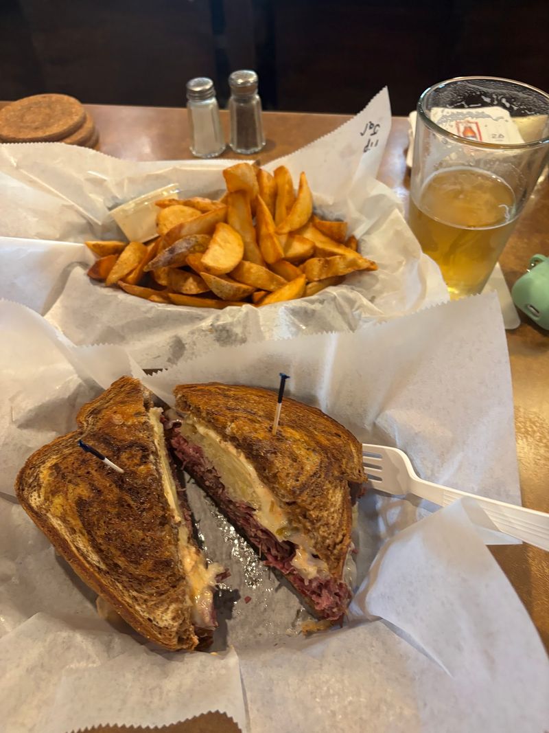 A Reuben Piled Impossibly High