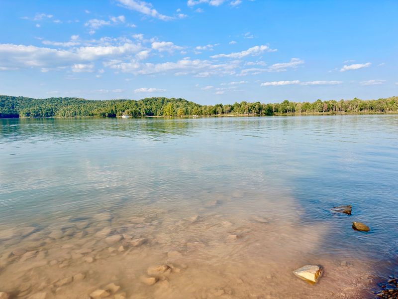 A Sandy Shoreline Along Summersville Lake