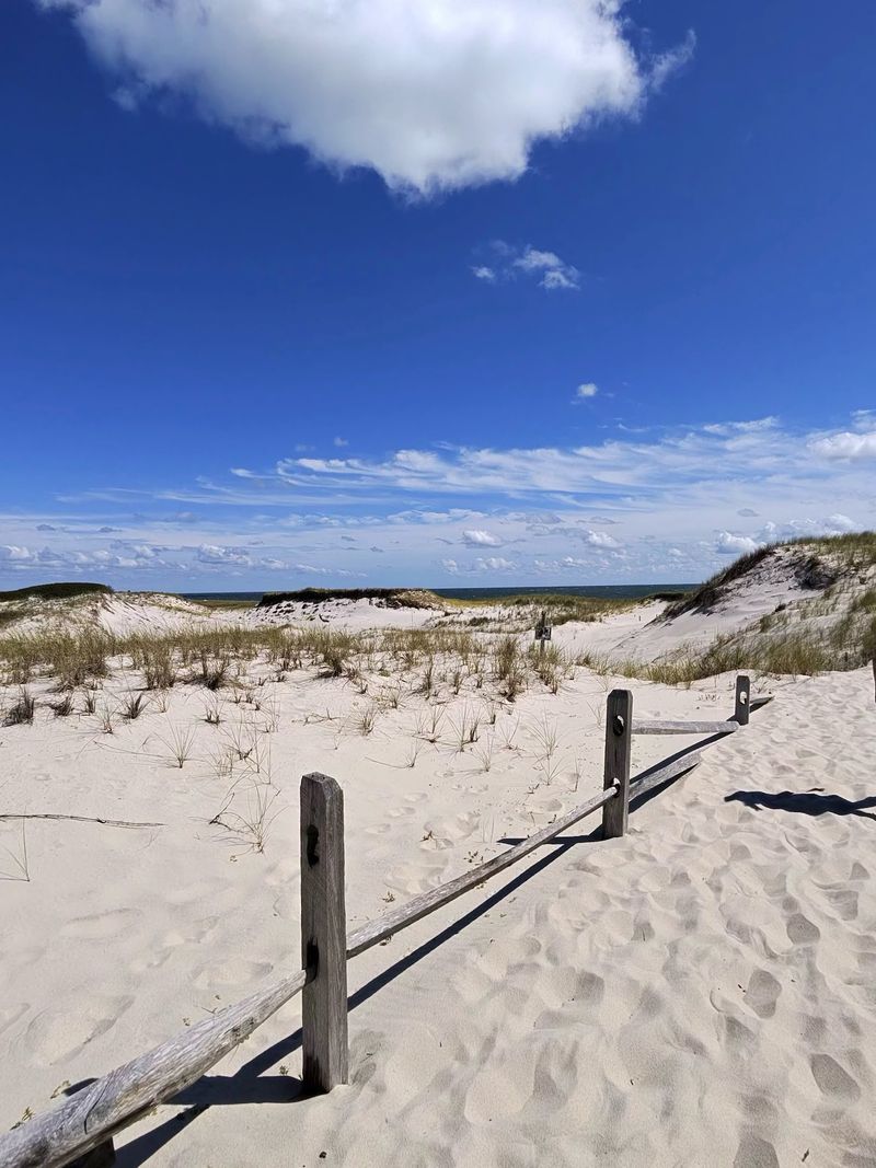 A Slim Ribbon Of Sand Between Ocean And Bay A Slim Ribbon Of Sand Between Ocean And Bay