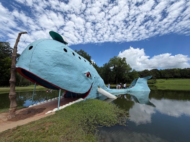 A Smiling Giant Parked Beside the Mother Road A Smiling Giant Parked Beside the Mother Road