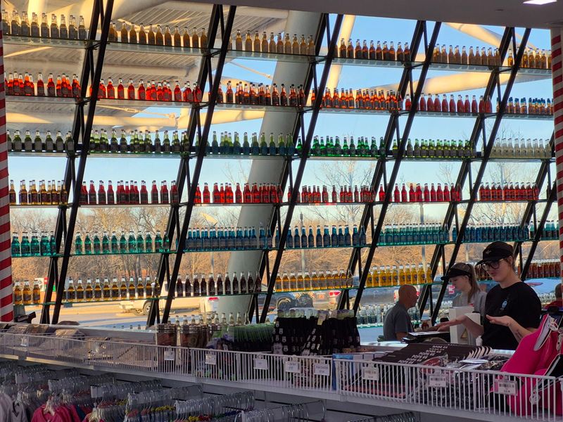 A Soda Selection Measured in Hundreds A Soda Selection Measured in Hundreds