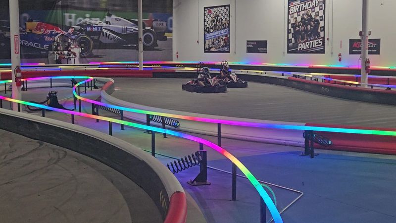 A Thousand Feet of Twists, Curbs and Glowing Barriers