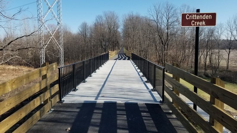 A Trestle Ride 30 Feet Above Crittenden Creek