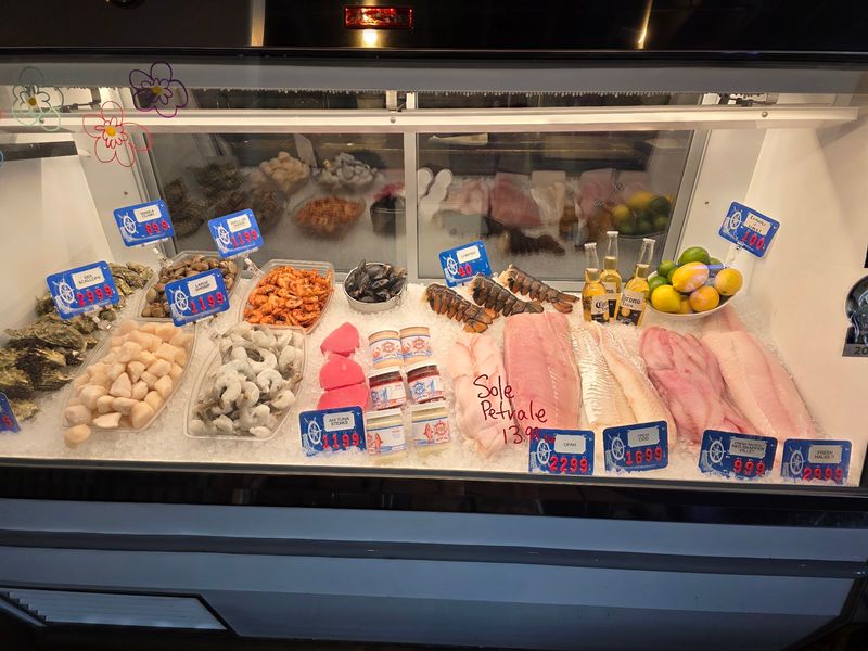 A Working Fish Market Right Inside The Door