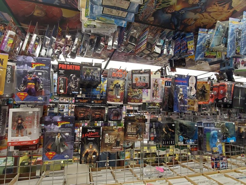 Action Figures Dangling From The Ceiling Action Figures Dangling From The Ceiling