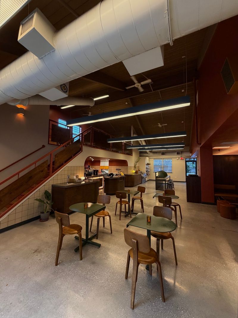 An Old School Library Reborn As A Coffee Shop