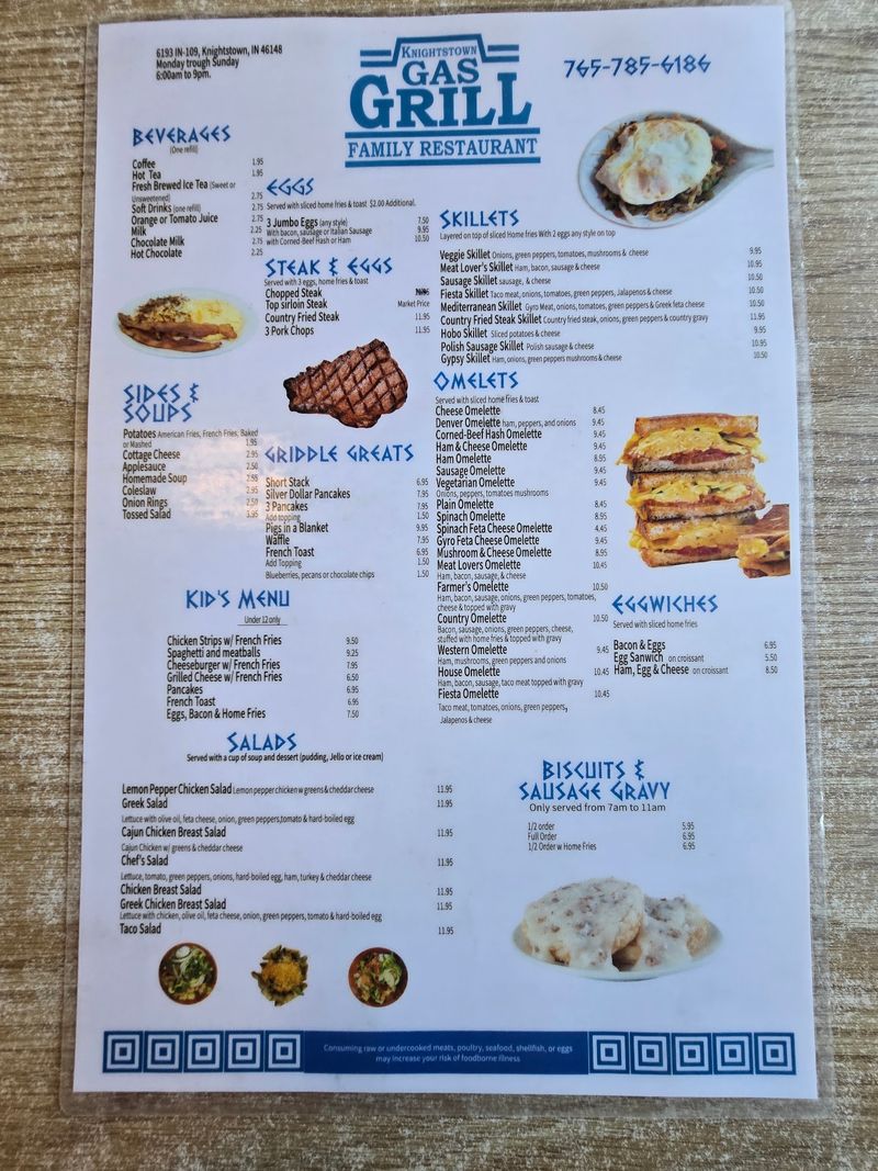 An Omelet Menu That Reads Like a Road Atlas An Omelet Menu That Reads Like a Road Atlas