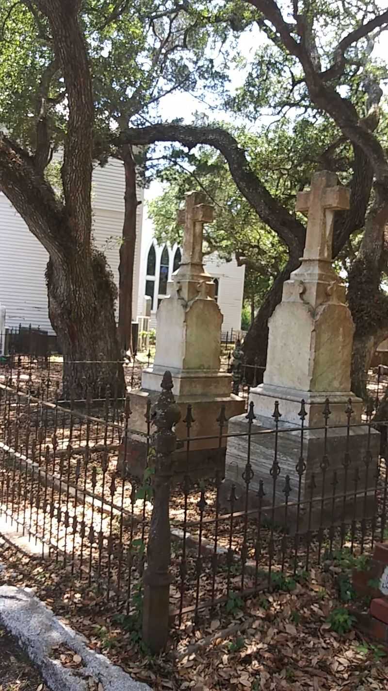 Ann Street's Iron Gate and the Live Oaks Above It