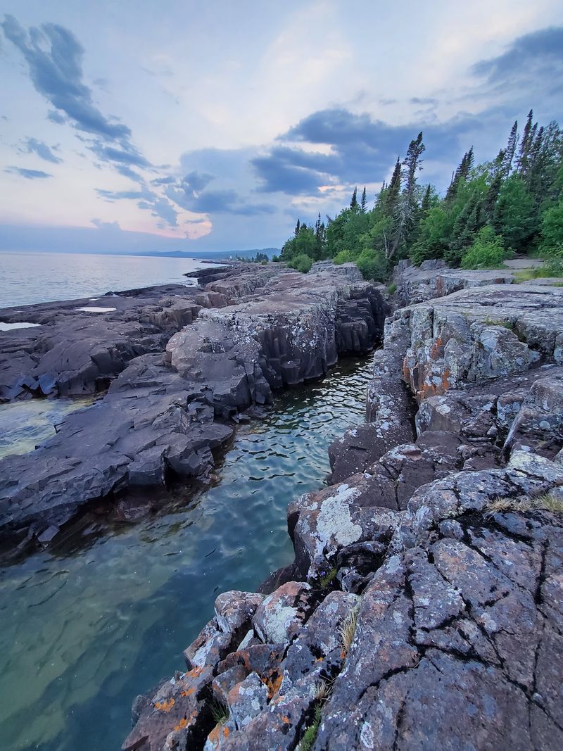 Artist's Point And Its Wave-Battered Rocks Artist's Point And Its Wave-Battered Rocks