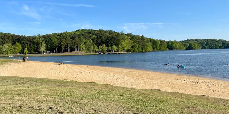 Beach Days on a 250-Acre Lake