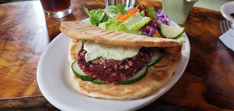 Beet Burgers, Vegan Mac, And Naan Sandwiches