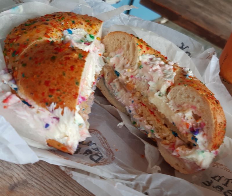 Birthday Cake Cream Cheese Meets Fruity Pebbles