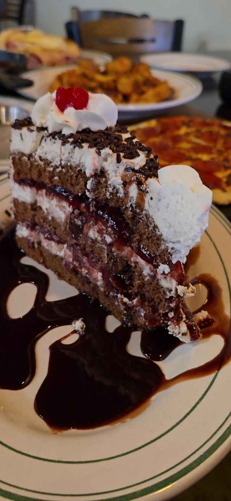 Black Forest Cake and Apfelstrudel Made on Site Black Forest Cake and Apfelstrudel Made on Site
