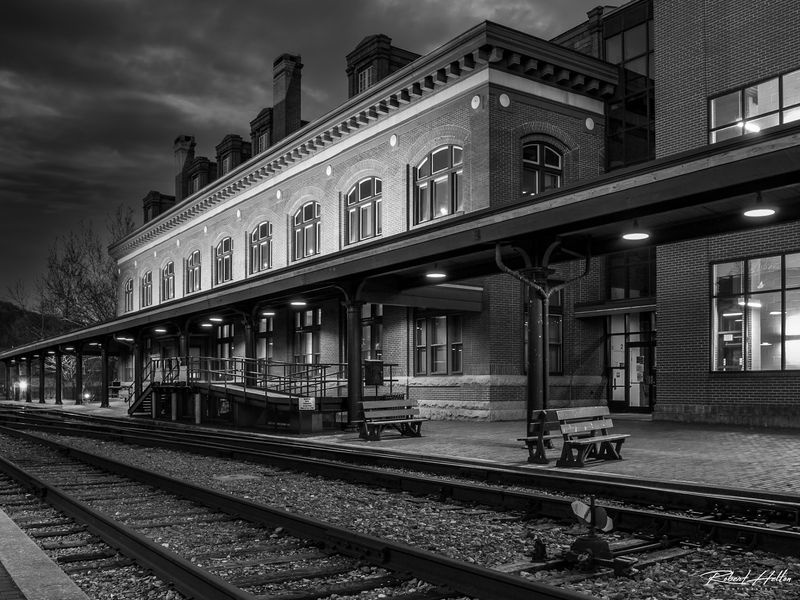 Boarding Inside a 1913 Railway Station