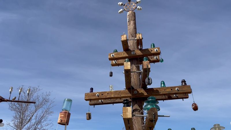 Bottle Trees and the Garden's Visual Magic