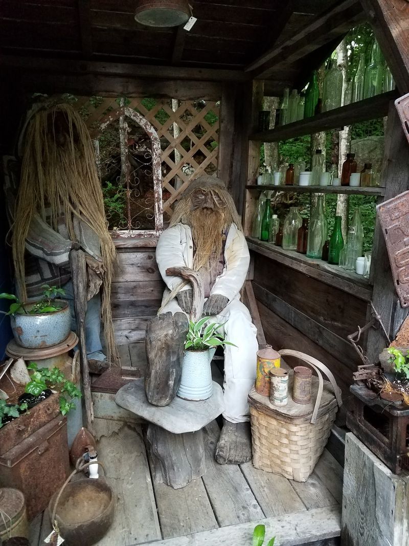 Bottles in the Walls and Driftwood Everywhere Bottles in the Walls and Driftwood Everywhere