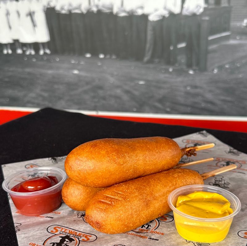 Brats, Corn Dogs, and Hand-Dipped Shakes Brats, Corn Dogs, and Hand-Dipped Shakes