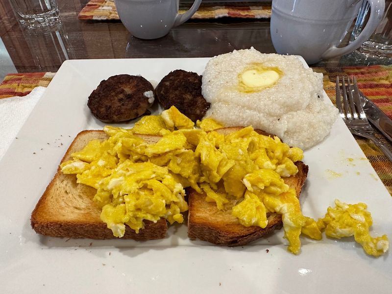 Breakfast Built Around Eggs Gathered That Morning