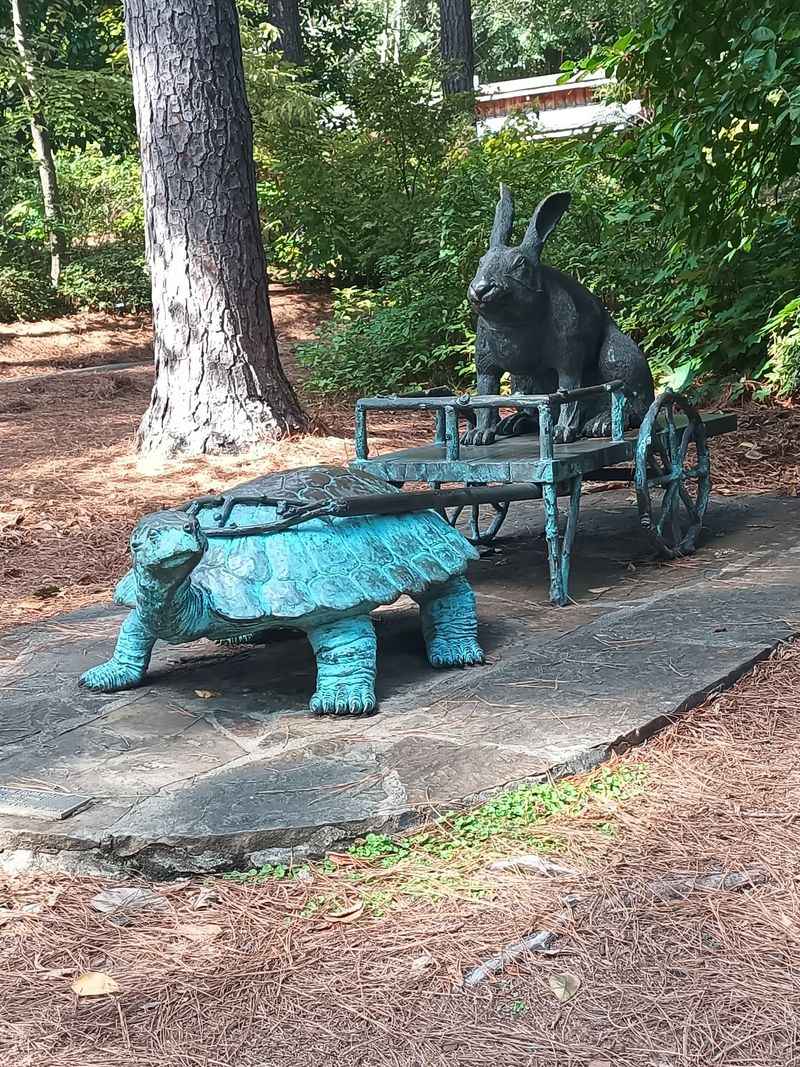 Bronze Sculptures Hiding Among the Branches
