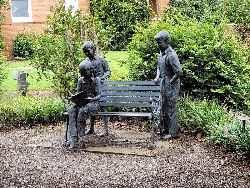 Bronze Writers Scattered Along Main Street Bronze Writers Scattered Along Main Street