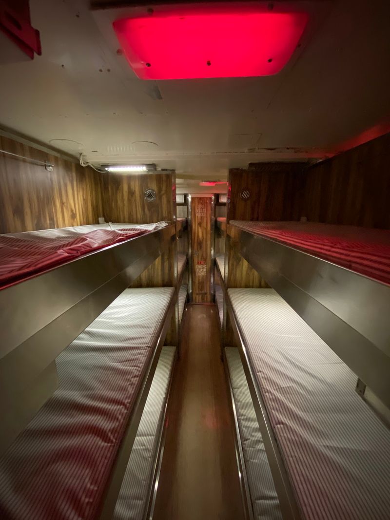 Bunks, Galley, and Life Below the Waves Bunks, Galley, and Life Below the Waves