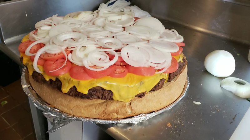 Burgers Built On A Ridiculous Scale
