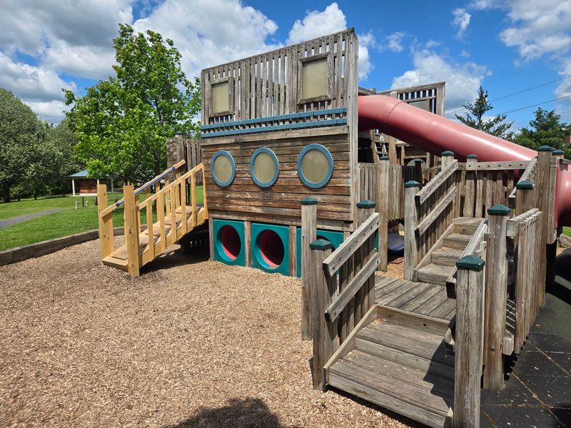 Canal Basin Park Today, Slides, Trails and a Victorian Visitor Center