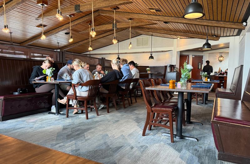Cannery Style Woodwork and Warm Lighting Cannery Style Woodwork and Warm Lighting