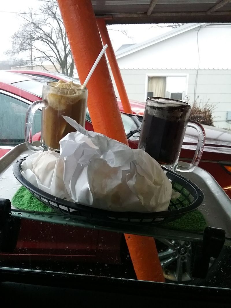 Carhops Bringing Trays Right To Your Window Carhops Bringing Trays Right To Your Window