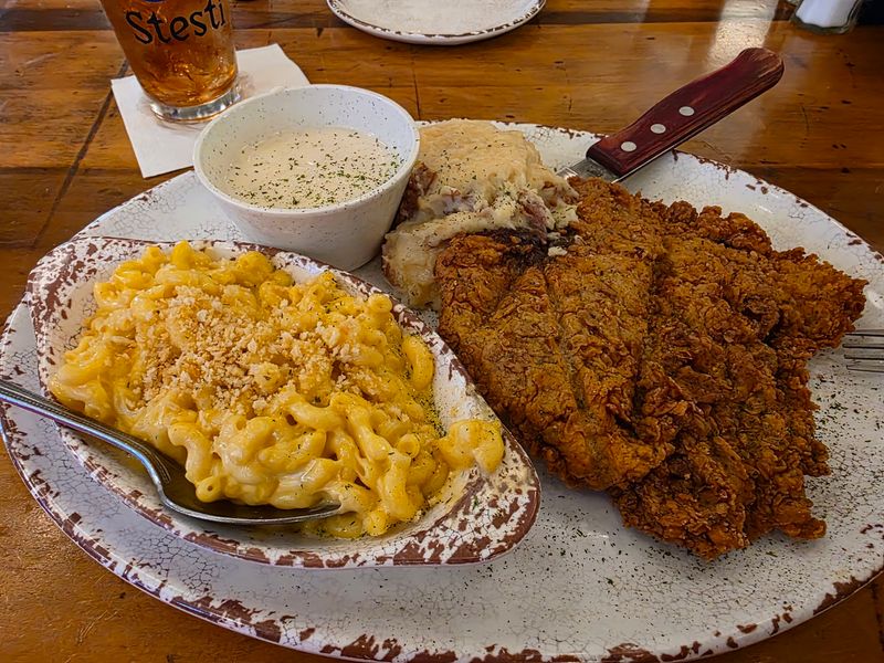 Chicken Fried Steak, Beer Bread, and Big Appetites